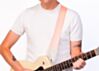 Soft Pink Seatbelt Guitar Strap