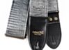 Gun Metal Faux Lizard Skin Guitar Strap - 38 Made