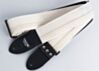 Silver Sparkle Metal Flake Racer X Guitar Strap