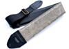 3 inch Wide Paisley Guitar Strap: Now  in Oxblood or Ivory