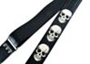 3 Skull Guitar Strap 