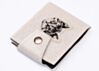 Silver Sparkle Cat Billfold Wallet