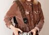 The Dark Brown Western Camera Strap