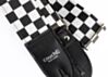 Black and White Checkers Guitar Strap