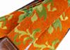 Mozart Avocado True Vintage 60's Orange Floral Psychedelic Guitar Strap v3