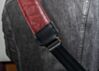 3 inch Wide Paisley Guitar Strap: Now  in Oxblood or Ivory