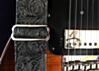 The Black Graphite Western Guitar Strap
