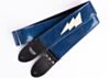 Custom Blue Sparkle Lighting Bolt Guitar Strap by Couch 