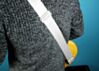 All White Seatbelt Guitar Strap