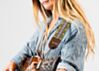 Lavender and Gold Dylan Vintage Bohemian Guitar Strap