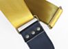 Golden Ochre Recycled Seatbelt Guitar Strap