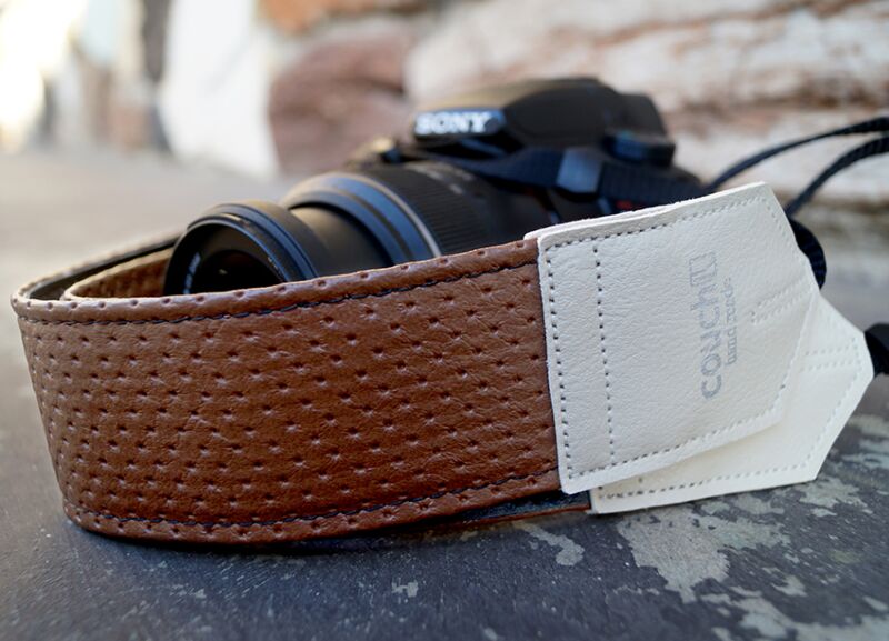 70's Brown Camino Camera Strap