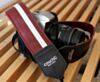 Dark Red w/ White Racer X Camera Strap