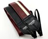 Dark Red w/ White Racer X Camera Strap