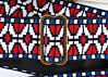 The Geo Knievel ’70s Red, White & Blue Hippie Weave Guitar Strap