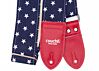 Abstract Flag Guitar Strap V2 - The Red White and Blue American Flag Guitar Strap - Limited Edition