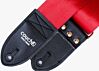 Recycled Red Seatbelt Guitar Strap 