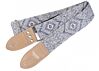 Victorian Ink and Canvas Paisley Guitar Strap