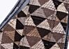 Black Triangle Pyramid Geometric Guitar Strap - 2" 