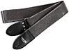 Black Sparkle Luggage Guitar Strap