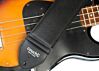 3 Inch Guitar and Bass Strap in All Black