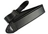 3 Inch Guitar and Bass Strap in All Black