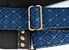70's Blue Diamond Vintage Cloth Guitar Strap