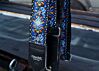 Blue Hendrix Boho Banjo Strap- Hand Made Woven Banjo Straps With Vegan Leather Ends, Made In USA