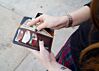 Classic Brown Womens Simple Vegan Wallet With Zipper Coin Purse and Checkbook or Phone Holder, Vegan Leather Construction