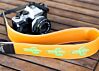 Neon Cactus Camera Strap