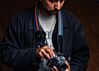Jet Age Blue & Orange Racer X Camera Strap