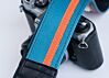 Jet Age Blue & Orange Racer X Camera Strap