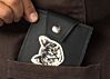 The Couch Cat Wallet Black & White- EURO size