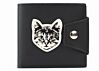 The Couch Cat Wallet Black & White- EURO size