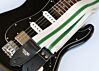 Bright White w/ Kelly Green Racer X Guitar Strap