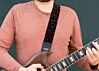 Cheetah Print Guitar Strap - Brown