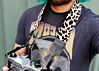 Cheetah Print Camera Strap - Brown or yellow