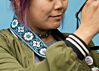 Cork and Turquoise Flowers Camera Strap