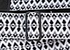 Bohemian Grey Ghost Hippie Weave Guitar Strap 
