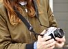 Black Deadstock Volkswagen Slim Camera Strap 1.5"