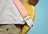 Soft Pink Seatbelt Guitar Strap