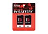 D'addario Tour-Grade 9V Battery, 2 pack
