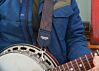 The Dark Brown Western Banjo Strap