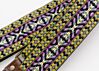 Lavender and Gold Dylan Vintage Bohemian Guitar Strap