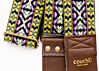 Lavender and Gold Dylan Vintage Bohemian Guitar Strap