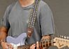 Lavender and Gold Dylan Vintage Bohemian Guitar Strap