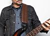 3 Inch Classic Brown Rustic Saddle Extra Wide Guitar Strap, Padded  