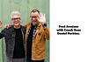 Fred Armisen with owner Dan, of Couch Guitar Straps