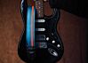 The Jet Age Blue and Orange Racer X Guitar Strap - v5