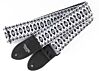 Bohemian Grey Ghost Hippie Weave Guitar Strap 
